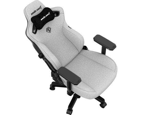 Кресло игровое Anda Seat Kaiser 3 Grey Fabric Size XL (AD12YDC-XL-01-G-PV/F), изображение 8 Кресло игровое Anda Seat Kaiser 3 Grey Fabric Size XL (AD12YDC-XL-01-G-PV/F), изображение 8