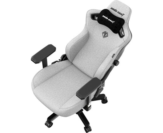 Кресло игровое Anda Seat Kaiser 3 Grey Fabric Size XL (AD12YDC-XL-01-G-PV/F), изображение 9 Кресло игровое Anda Seat Kaiser 3 Grey Fabric Size XL (AD12YDC-XL-01-G-PV/F), изображение 9