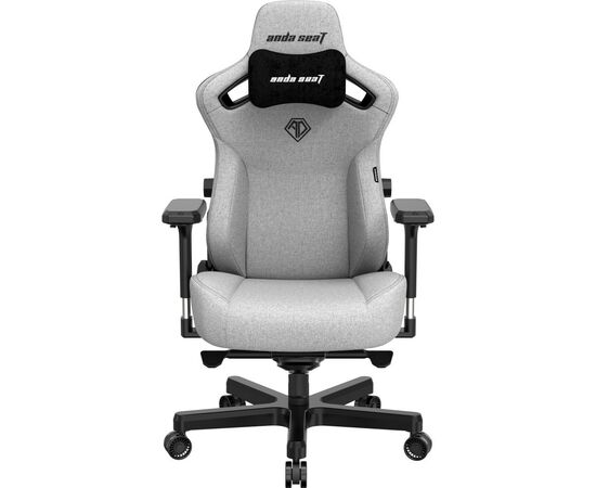 Кресло игровое Anda Seat Kaiser 3 Grey Fabric Size XL (AD12YDC-XL-01-G-PV/F)