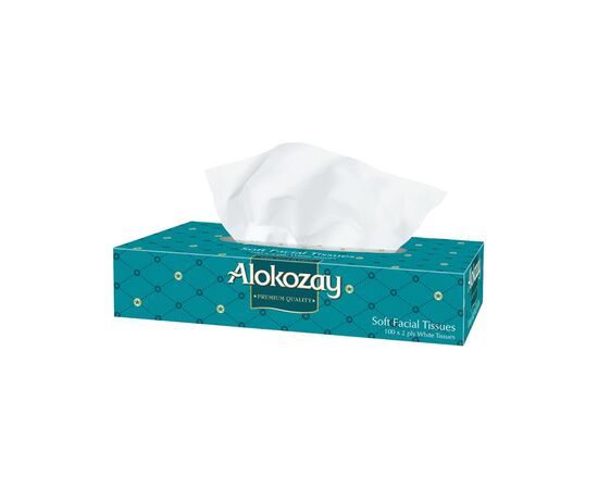 Серветки косметичні Alokozay 2 шари 100 шт. (5904825069516)