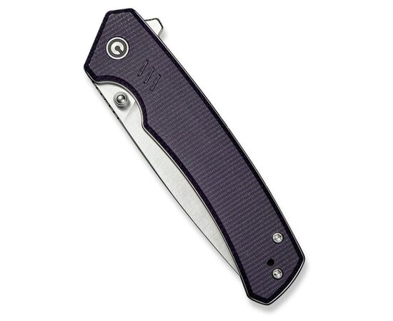 Нож Civivi Merit, Violet Micarta, Satin (C24012-3), изображение 6 Нож Civivi Merit, Violet Micarta, Satin (C24012-3), изображение 6