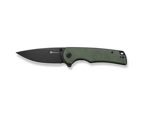 Нож Sencut Praktisk, Green Micarta, Darkwash (S24019-3)
