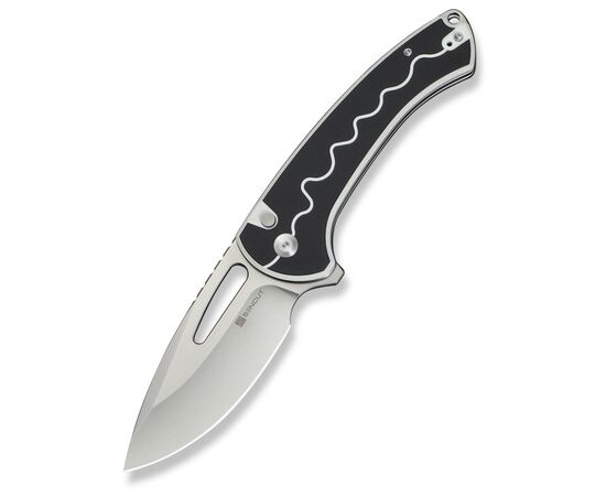 Нож Sencut Squiggy, White/Black G10, Satin (S24082A-1), изображение 2 Нож Sencut Squiggy, White/Black G10, Satin (S24082A-1), изображение 2