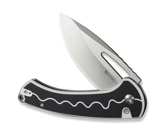 Нож Sencut Squiggy, White/Black G10, Satin (S24082A-1), изображение 5 Нож Sencut Squiggy, White/Black G10, Satin (S24082A-1), изображение 5