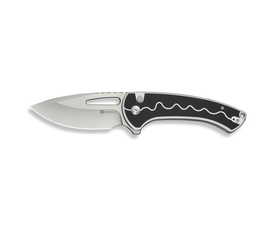 Нож Sencut Squiggy, White/Black G10, Satin (S24082A-1)