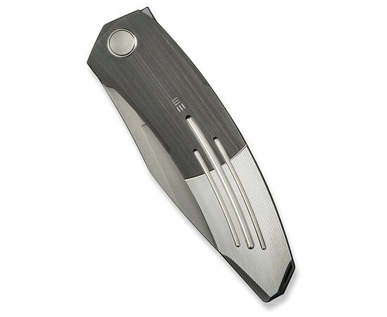 Нож Weknife Sine Wave, Titanium, Stonewash (WE23069B-2), изображение 6 Нож Weknife Sine Wave, Titanium, Stonewash (WE23069B-2), изображение 6