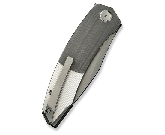 Нож Weknife Sine Wave, Titanium, Stonewash (WE23069B-2), изображение 7 Нож Weknife Sine Wave, Titanium, Stonewash (WE23069B-2), изображение 7