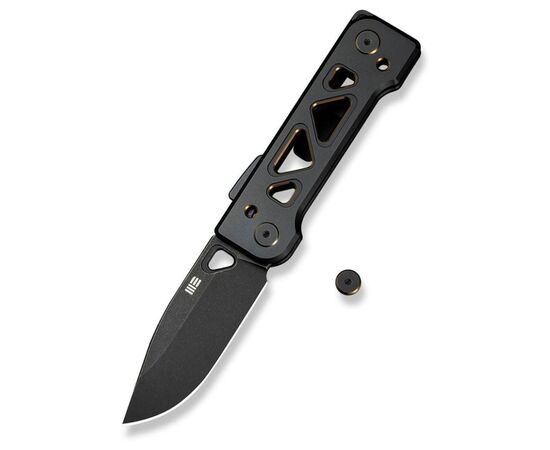 Нож Weknife Tyro, Black Titanium, Darkwash (WE24001-1), изображение 2 Нож Weknife Tyro, Black Titanium, Darkwash (WE24001-1), изображение 2