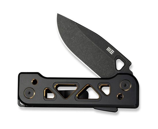 Нож Weknife Tyro, Black Titanium, Darkwash (WE24001-1), изображение 5 Нож Weknife Tyro, Black Titanium, Darkwash (WE24001-1), изображение 5
