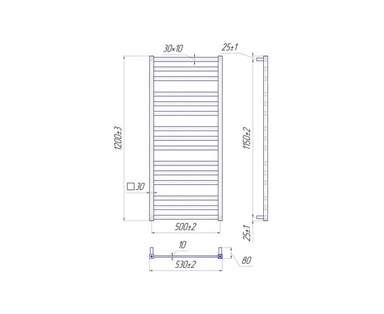 Полотенцесушитель MARIO 1.2.6101.03P, изображение 5 Полотенцесушитель MARIO 1.2.6101.03P, изображение 5