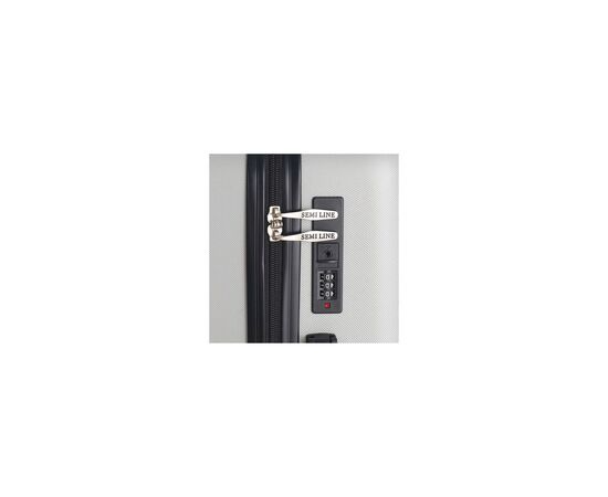Чемодан Semi Line 20" S T5762-2 Light Grey (DAS302941), изображение 8 Чемодан Semi Line 20" S T5762-2 Light Grey (DAS302941), изображение 8
