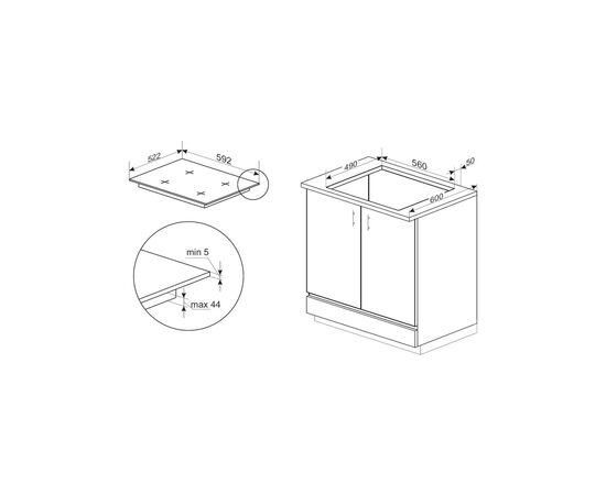 Варочная поверхность Hansa BHI679062, изображение 3