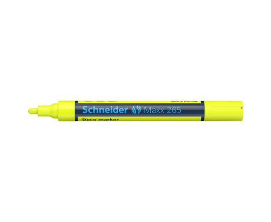 Маркер Schneider MAXX 265 крейдовий 2-3 мм, жовтий (S126505)