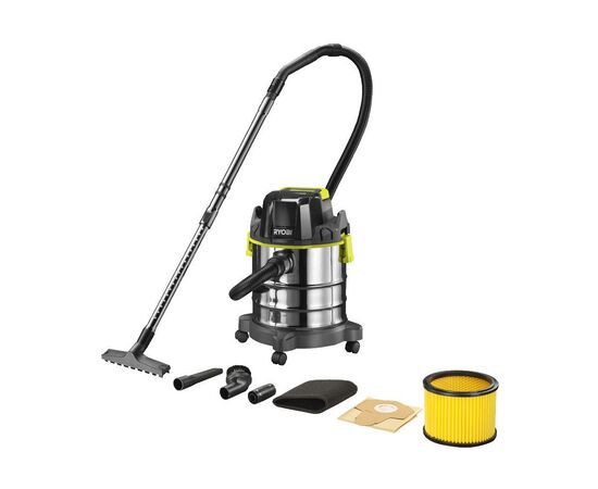 Пилосос будівельний Ryobi R18WDV-0 ONE+ (без АКБ та ЗП) (5133004724)
