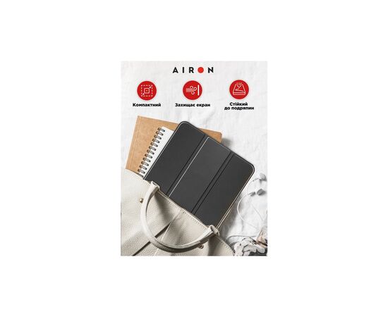 Чехол для планшета AirOn Premium iPad 10.9 10th 2022 + film Black (4822352781146), изображение 9 Чехол для планшета AirOn Premium iPad 10.9 10th 2022 + film Black (4822352781146), изображение 9