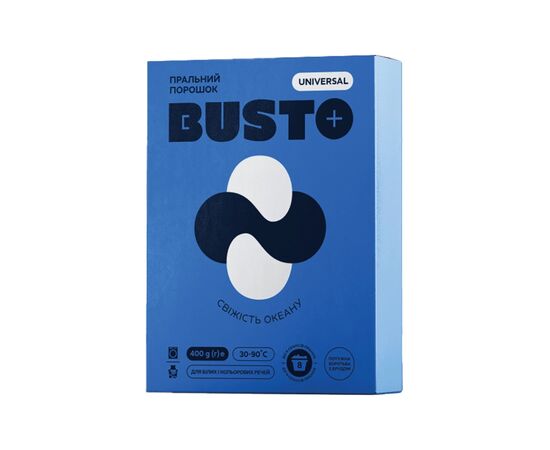 Пральний порошок Busto Universal Свіжість океану 400 г (4820178065344)