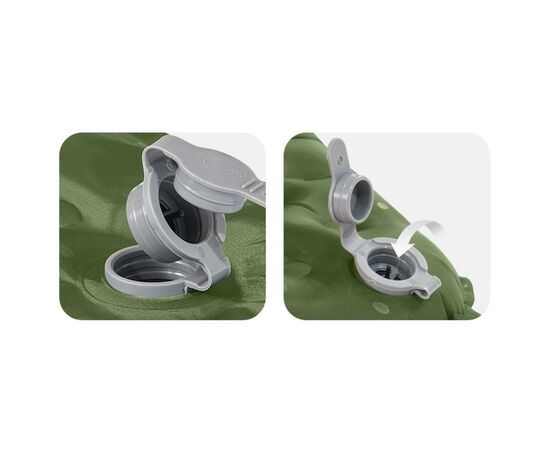 Туристический коврик Naturehike CNK2450WS014 186х58х8 см зелений (6976023926808), изображение 2 Туристический коврик Naturehike CNK2450WS014 186х58х8 см зелений (6976023926808), изображение 2