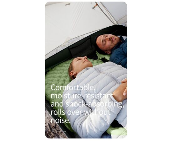 Туристический коврик Naturehike CNK2450WS014 186х58х8 см зелений (6976023926808), изображение 8 Туристический коврик Naturehike CNK2450WS014 186х58х8 см зелений (6976023926808), изображение 8