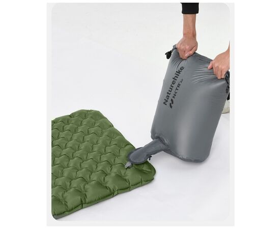 Туристичний килимок Naturehike CNK2450WS014 196х64х8 см зелений (6976023926778), зображення 4 Туристичний килимок Naturehike CNK2450WS014 196х64х8 см зелений (6976023926778), зображення 4