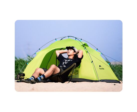Намет Naturehike двомісний CNK2450WS030 зелений (6975641886976), зображення 12 Намет Naturehike двомісний CNK2450WS030 зелений (6975641886976), зображення 12