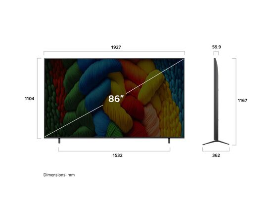 Телевизор LG 86NANO81A6A, изображение 4 Телевизор LG 86NANO81A6A, изображение 4