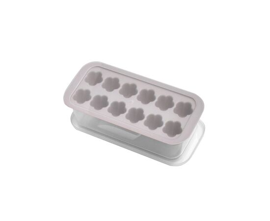 Форма для льоду Stenson з контейнером 27 х 12 х 7.5 см Сіра (R92456 grey)