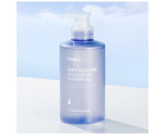 Шампунь Kundal Airy Volume Hyaluron Shampoo Blossom Breeze 500 мл (8809953774523), изображение 2 Шампунь Kundal Airy Volume Hyaluron Shampoo Blossom Breeze 500 мл (8809953774523), изображение 2