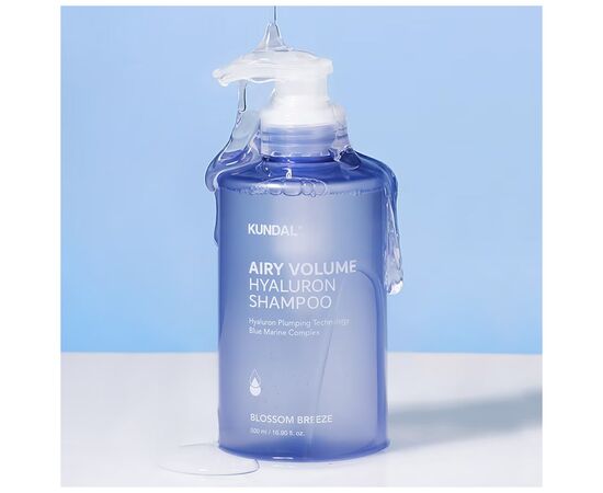 Шампунь Kundal Airy Volume Hyaluron Shampoo Blossom Breeze 500 мл (8809953774523), изображение 4 Шампунь Kundal Airy Volume Hyaluron Shampoo Blossom Breeze 500 мл (8809953774523), изображение 4