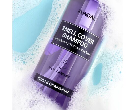 Шампунь Kundal All Day Smell Cover Teens Shampoo Plum & Grapefruit 400 мл (8809953774547), изображение 2 Шампунь Kundal All Day Smell Cover Teens Shampoo Plum & Grapefruit 400 мл (8809953774547), изображение 2