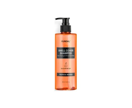 Шампунь Kundal All Day Smell Cover Teens Shampoo Tropical Mango 400 мл (8809809426606)