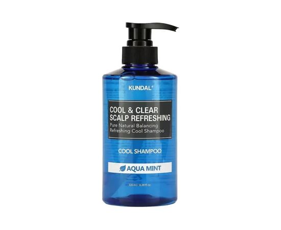 Шампунь Kundal Cool & Clear Scalp Refreshing Shampoo Aqua Mint 500 мл (8809693253265)