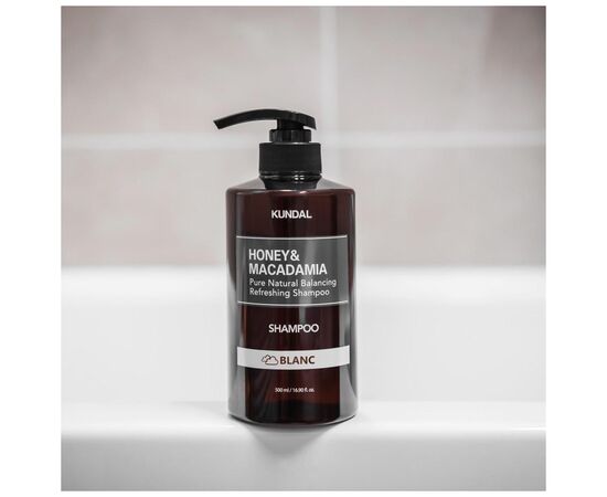 Шампунь Kundal Honey & Macadamia Nature Shampoo Blanc 500 мл (8809568746212), изображение 2 Шампунь Kundal Honey & Macadamia Nature Shampoo Blanc 500 мл (8809568746212), изображение 2