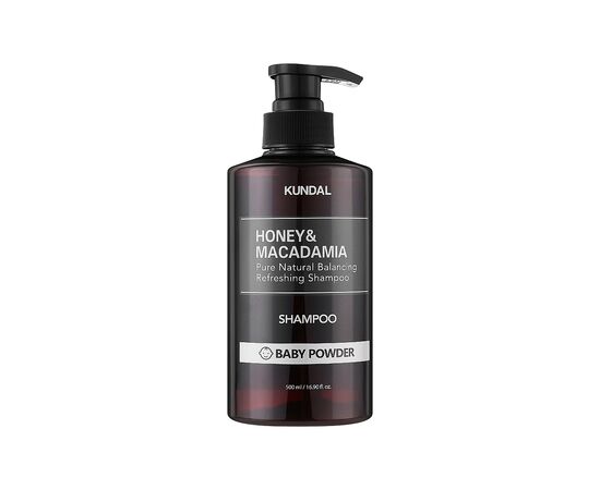 Шампунь Kundal Honey & Macadamia Shampoo Baby Powder 500 мл (8809568740425)
