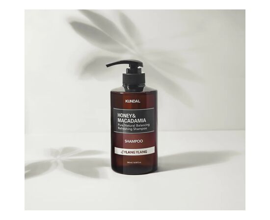 Шампунь Kundal Honey & Macadamia Shampoo Ylang Ylang 500 мл (8809568743938), изображение 2 Шампунь Kundal Honey & Macadamia Shampoo Ylang Ylang 500 мл (8809568743938), изображение 2
