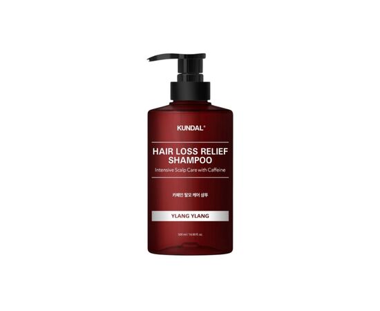 Шампунь Kundal Natural Caffeine & Intensive Scalp Care Shampoo Ylang-Ylang 500 мл (8809693252466)