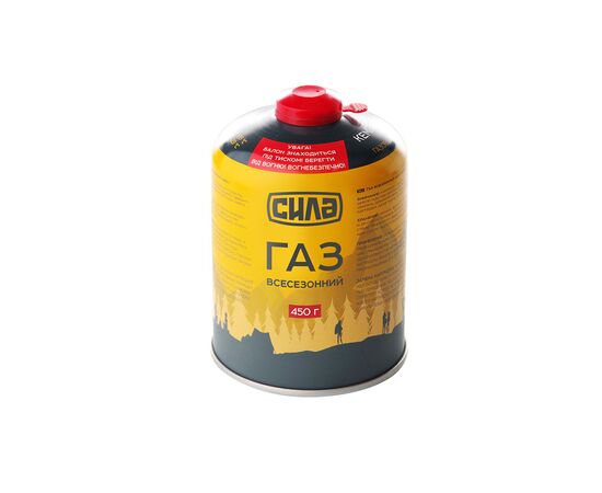Газовый баллон СИЛА з різьбою 450 г (Корея) (680247)