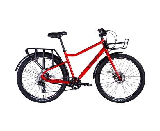 Велосипед Dorozhnik 27.5" UTILITY DD рама-18,5" AL 2025 помаранчево-червоний (OPS-D-27.5-004)