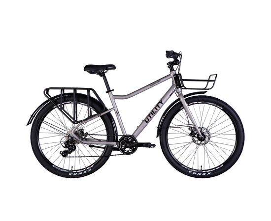 Велосипед Dorozhnik 27.5" UTILITY DD рама-18,5" AL 2025 сірий (OPS-D-27.5-005)