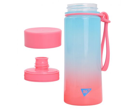 Поїльник-непроливайка Yes Fusion 400 мл, рожево-блакитна (708316), зображення 3 Поїльник-непроливайка Yes Fusion 400 мл, рожево-блакитна (708316), зображення 3