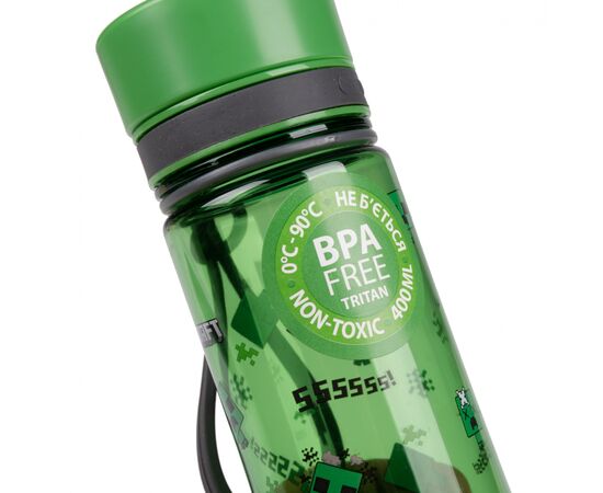 Поильник-непроливайка Yes Minecraft 400 мл (708179), изображение 2 Поильник-непроливайка Yes Minecraft 400 мл (708179), изображение 2