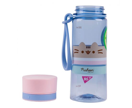 Поїльник-непроливайка Yes Pusheen 400 мл, блакитна (708319), зображення 3 Поїльник-непроливайка Yes Pusheen 400 мл, блакитна (708319), зображення 3