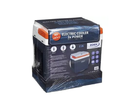 Автохолодильник Zorn Z-26 LNE + USB 12/230 V (4251702501142), изображение 6
