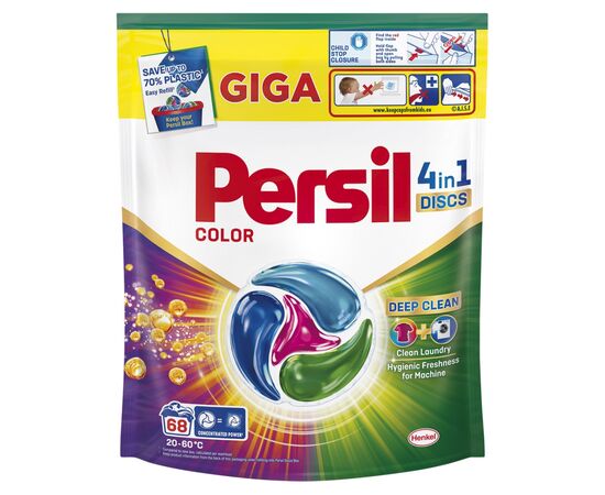 Капсулы для стирки Persil 4in1 Discs Color Deep Clean 68 шт. (9000101826746)