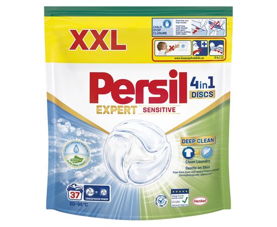 Капсули для прання Persil 4in1 Discs Expert Sensitive Deep Clean 37 шт. (9000101830941)