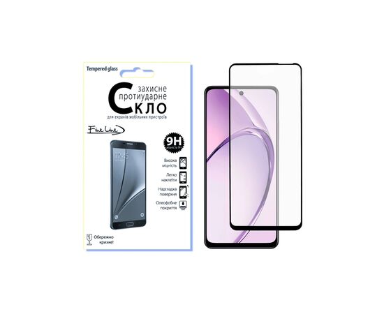 Стекло защитное Fine Line OPPO A3X/A3 Black (FL-TGFG-377)