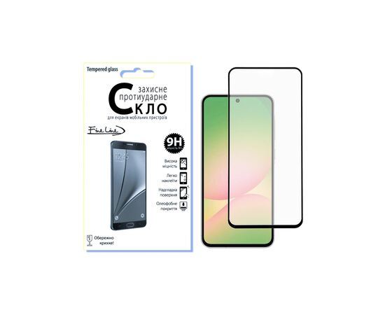 Стекло защитное Fine Line Samsung Galaxy A56 Black (FL-TGFG-388)