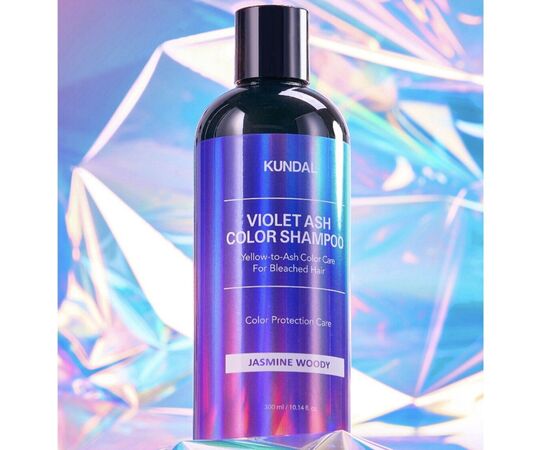 Шампунь Kundal Violet Ash Color Shampoo Jasmine Woody 300 мл (8809809424916), изображение 2 Шампунь Kundal Violet Ash Color Shampoo Jasmine Woody 300 мл (8809809424916), изображение 2