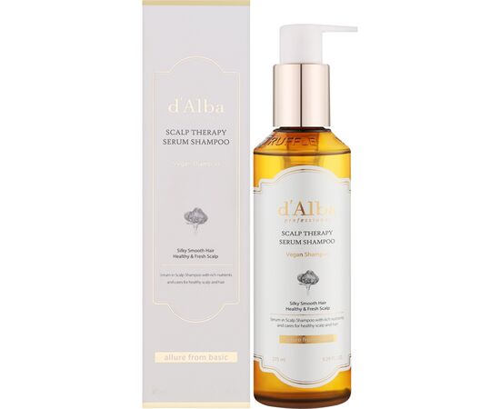 Шампунь D'Alba Professional Repairing Scalp Therapy Serum Shampoo 275 мл (8809772783157), изображение 2 Шампунь D'Alba Professional Repairing Scalp Therapy Serum Shampoo 275 мл (8809772783157), изображение 2