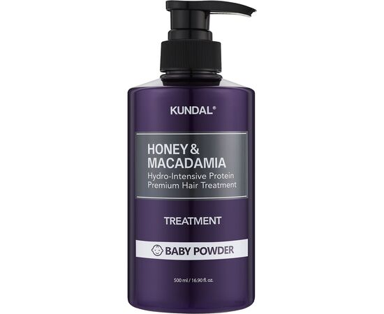 Маска для волос Kundal Honey & Macadamia Treatment Baby Powder 500 мл (8809568740616)