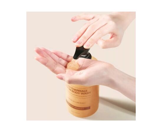 Гель для душу Kundal Eau Thermal Scrub Body Wash Violet Muguet 500 мл (8809809428655), зображення 2